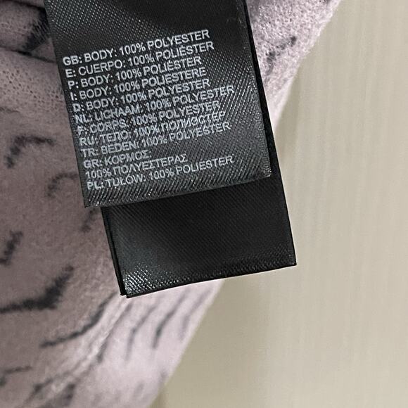 The North Face Novelty Glacier Pullover Sweater Fleece Gray Comfort Large NWT - Picture 5 of 7